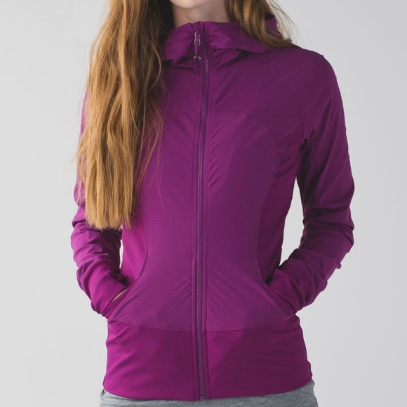 Lululemon In Flux Jacket Swift Zip Up Regal Plum Size 6 - Picture 1 of 5